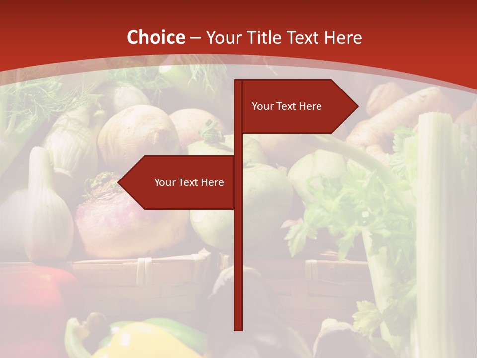 Market Colourful Colour PowerPoint Template