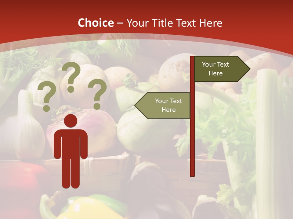 Market Colourful Colour PowerPoint Template