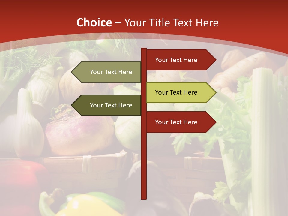 Market Colourful Colour PowerPoint Template