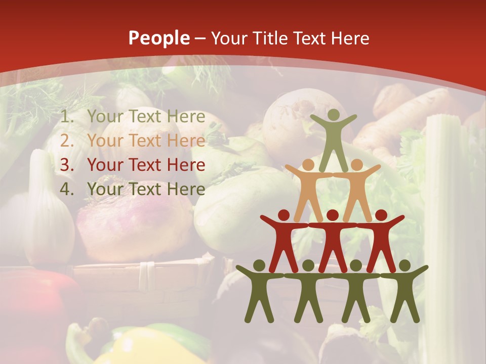 Market Colourful Colour PowerPoint Template