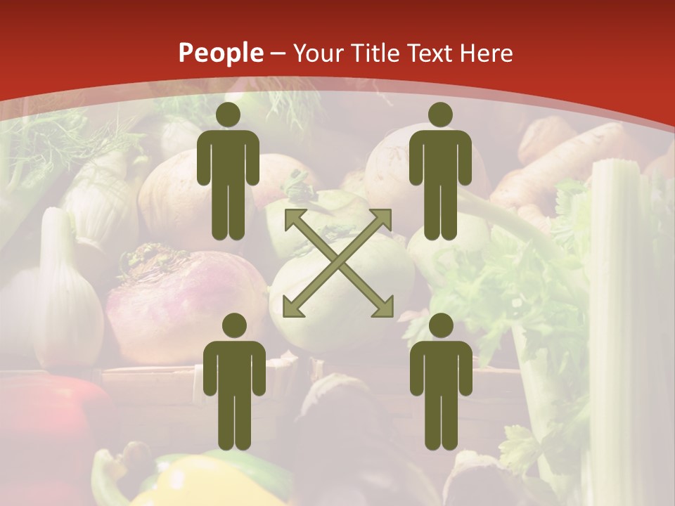 Market Colourful Colour PowerPoint Template