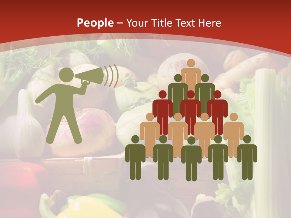 Market Colourful Colour PowerPoint Template