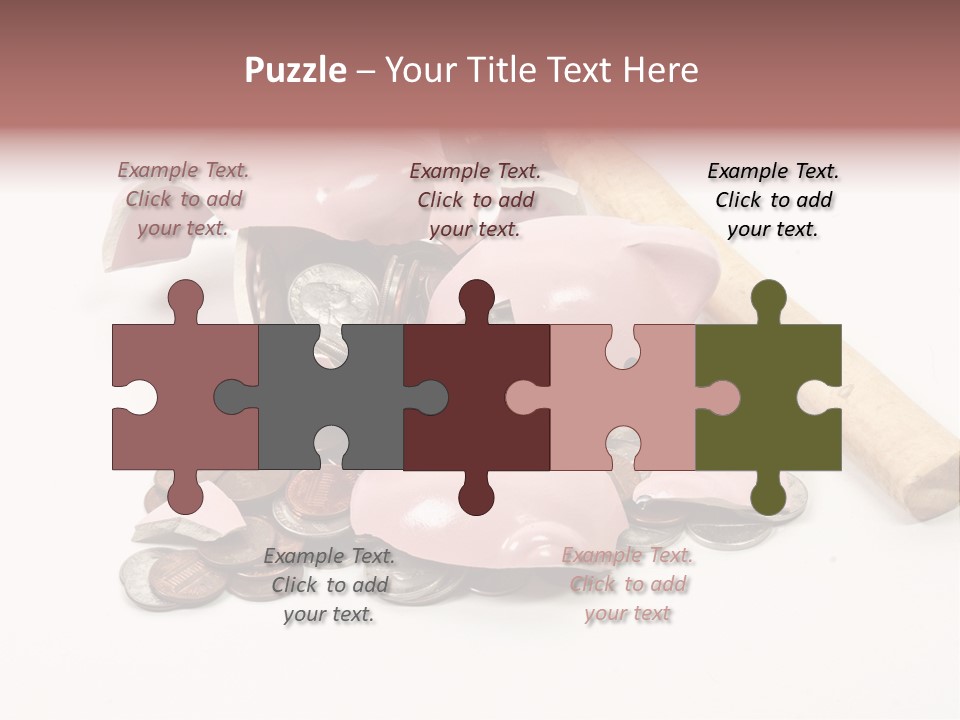 Payment Dollar Saving PowerPoint Template