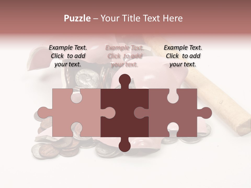 Payment Dollar Saving PowerPoint Template