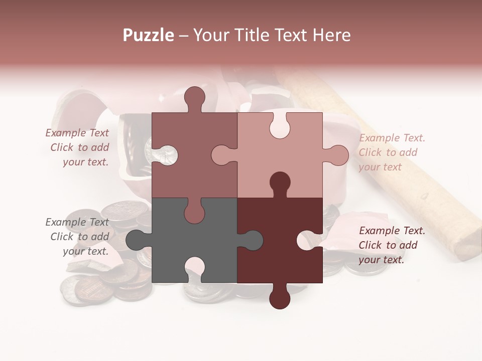 Payment Dollar Saving PowerPoint Template