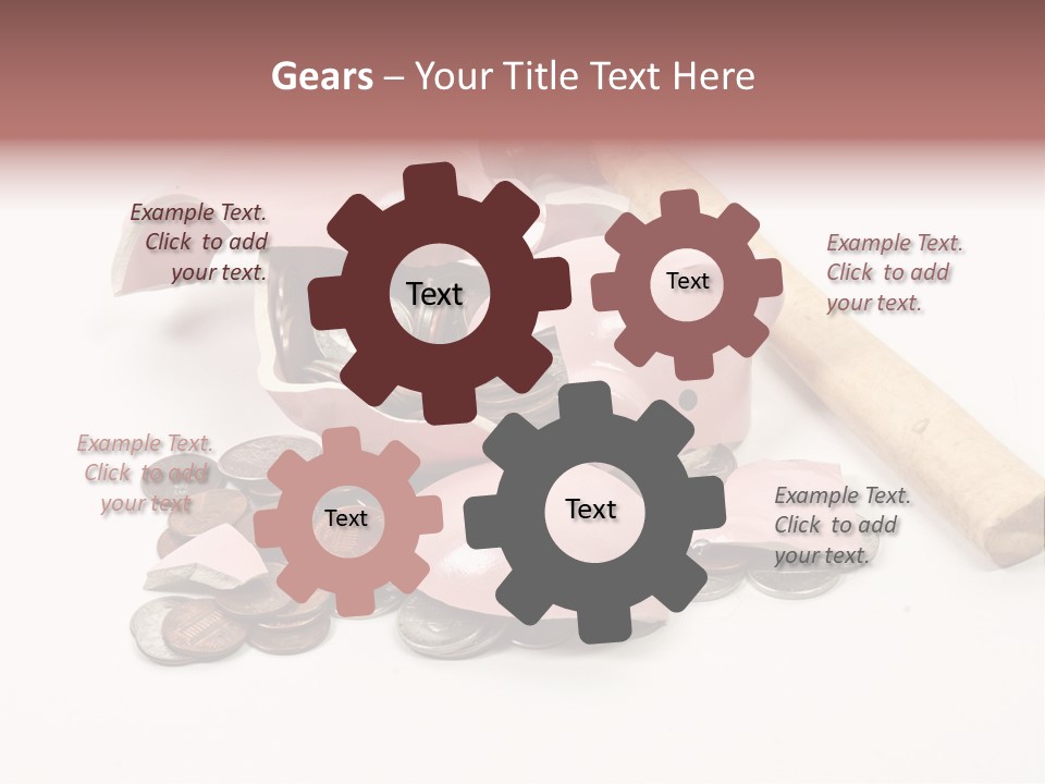 Payment Dollar Saving PowerPoint Template