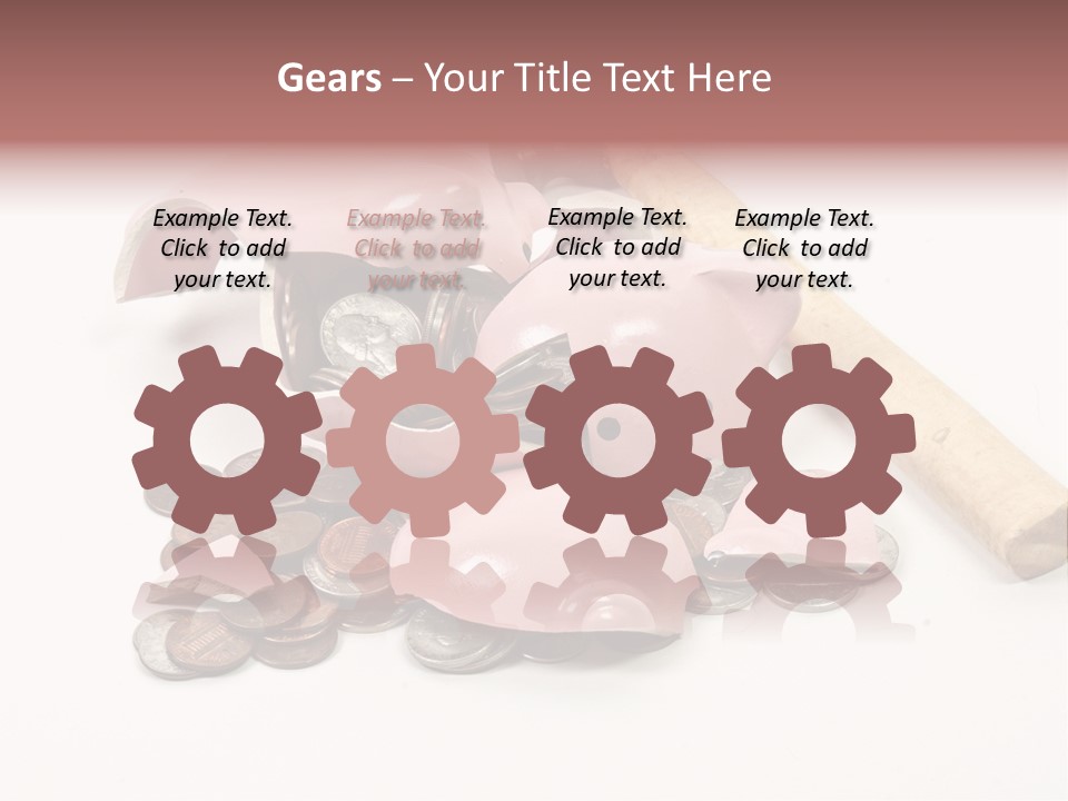 Payment Dollar Saving PowerPoint Template