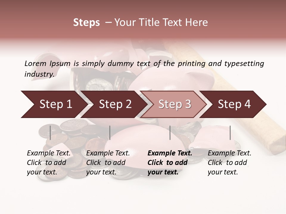 Payment Dollar Saving PowerPoint Template