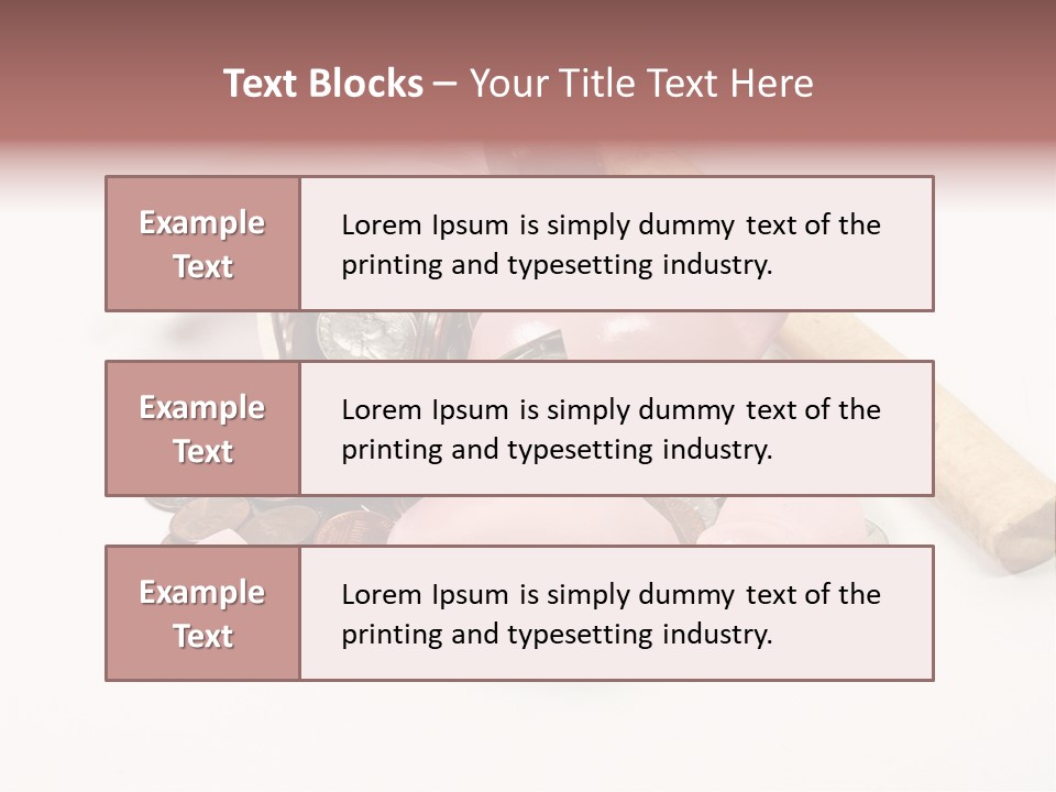 Payment Dollar Saving PowerPoint Template
