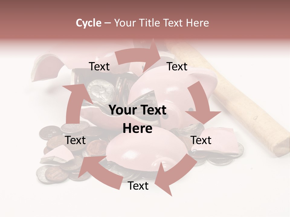 Payment Dollar Saving PowerPoint Template