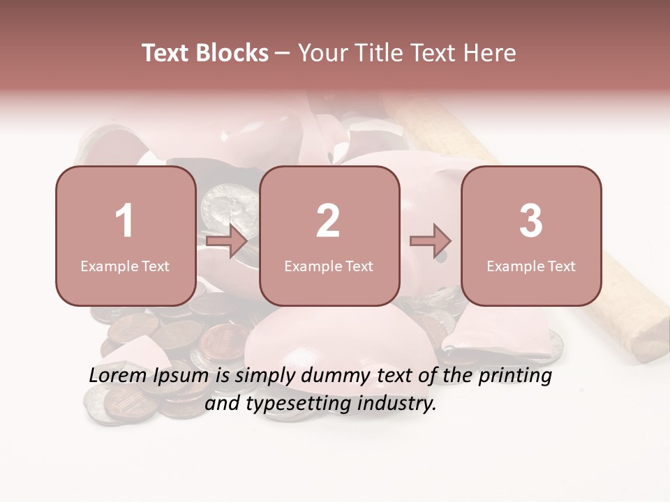 Payment Dollar Saving PowerPoint Template