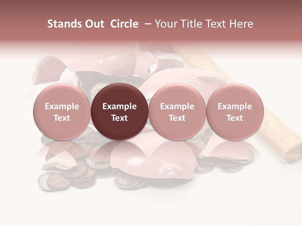 Payment Dollar Saving PowerPoint Template