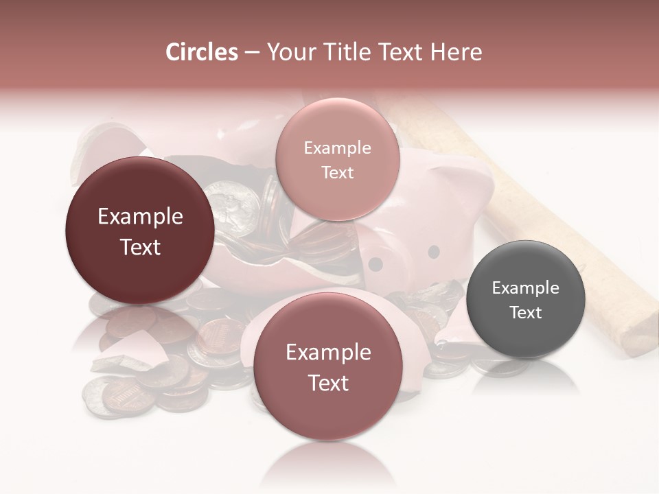 Payment Dollar Saving PowerPoint Template