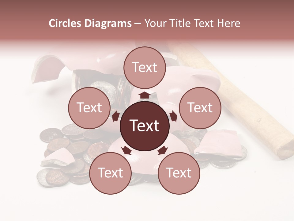 Payment Dollar Saving PowerPoint Template