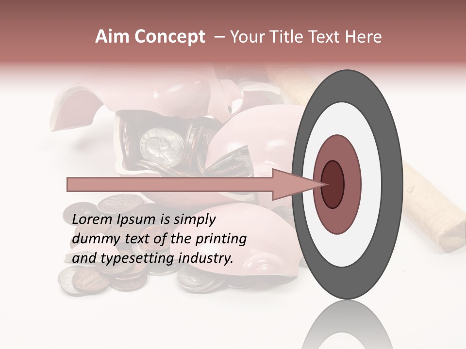 Payment Dollar Saving PowerPoint Template