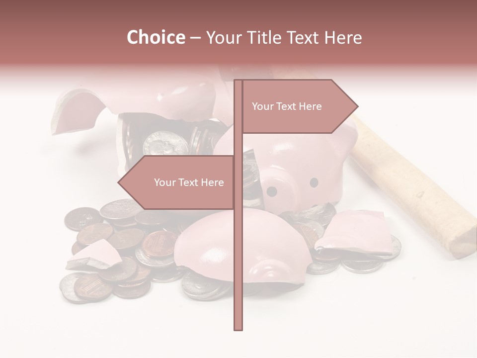 Payment Dollar Saving PowerPoint Template