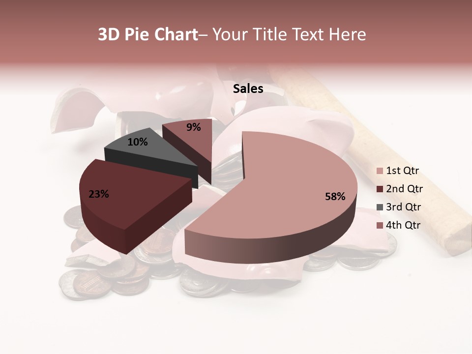 Payment Dollar Saving PowerPoint Template