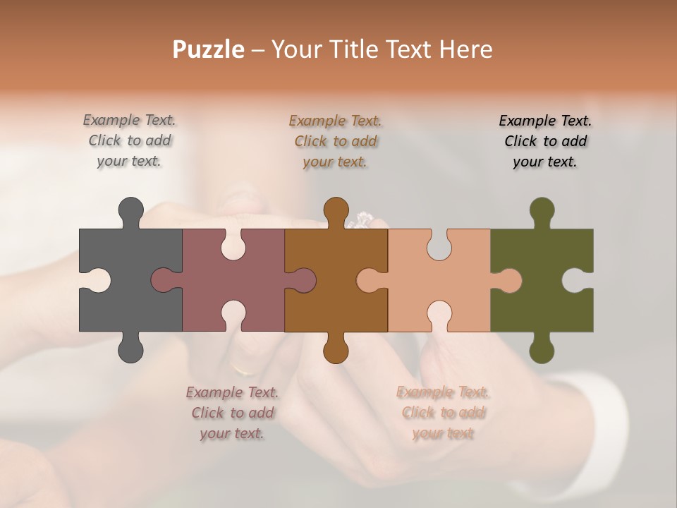 Ring Flower Evening PowerPoint Template