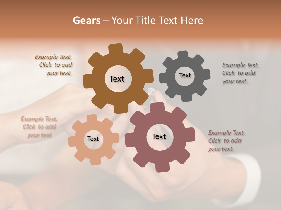 Ring Flower Evening PowerPoint Template