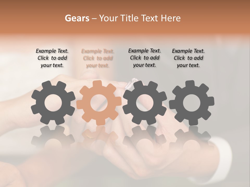 Ring Flower Evening PowerPoint Template