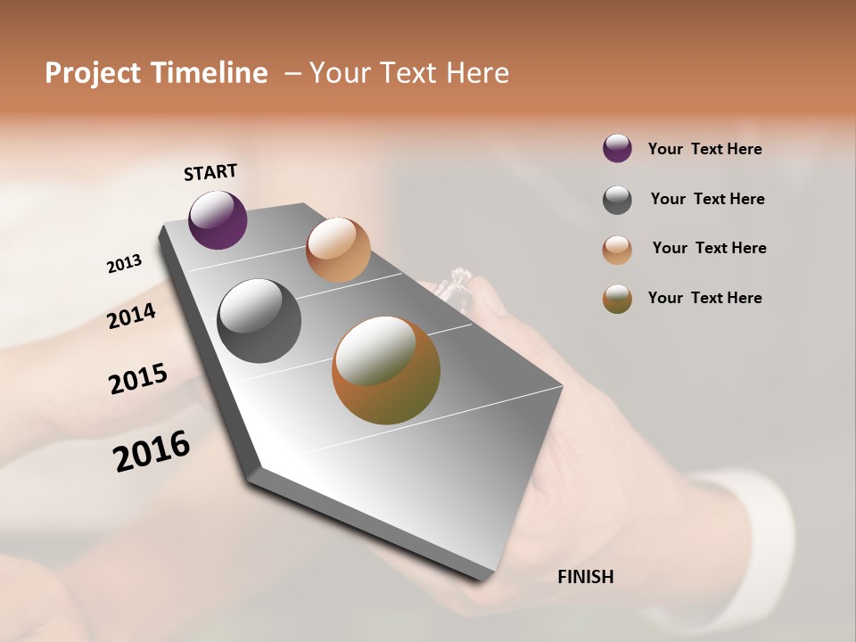 Ring Flower Evening PowerPoint Template