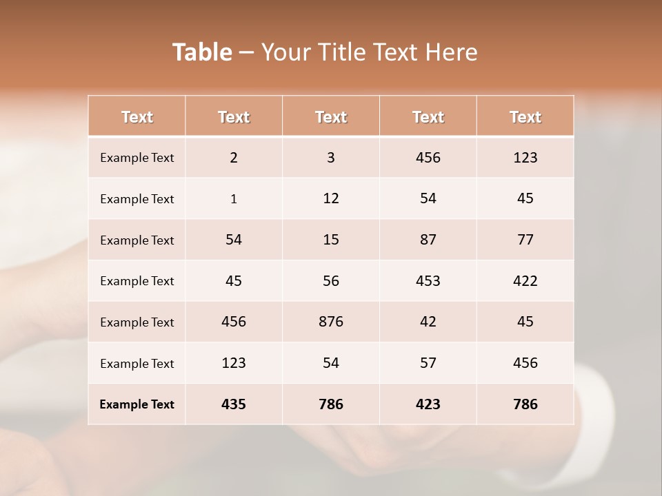 Ring Flower Evening PowerPoint Template