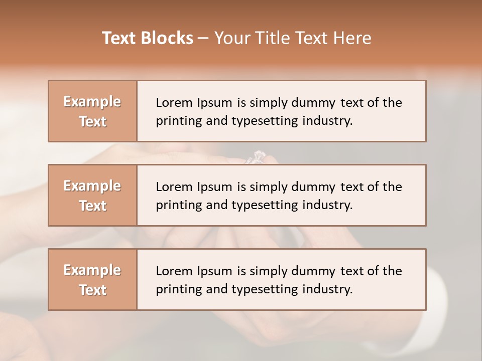 Ring Flower Evening PowerPoint Template