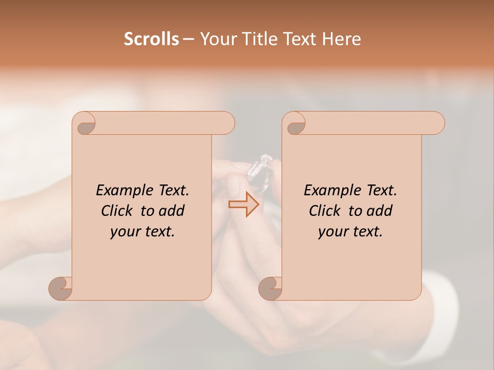 Ring Flower Evening PowerPoint Template