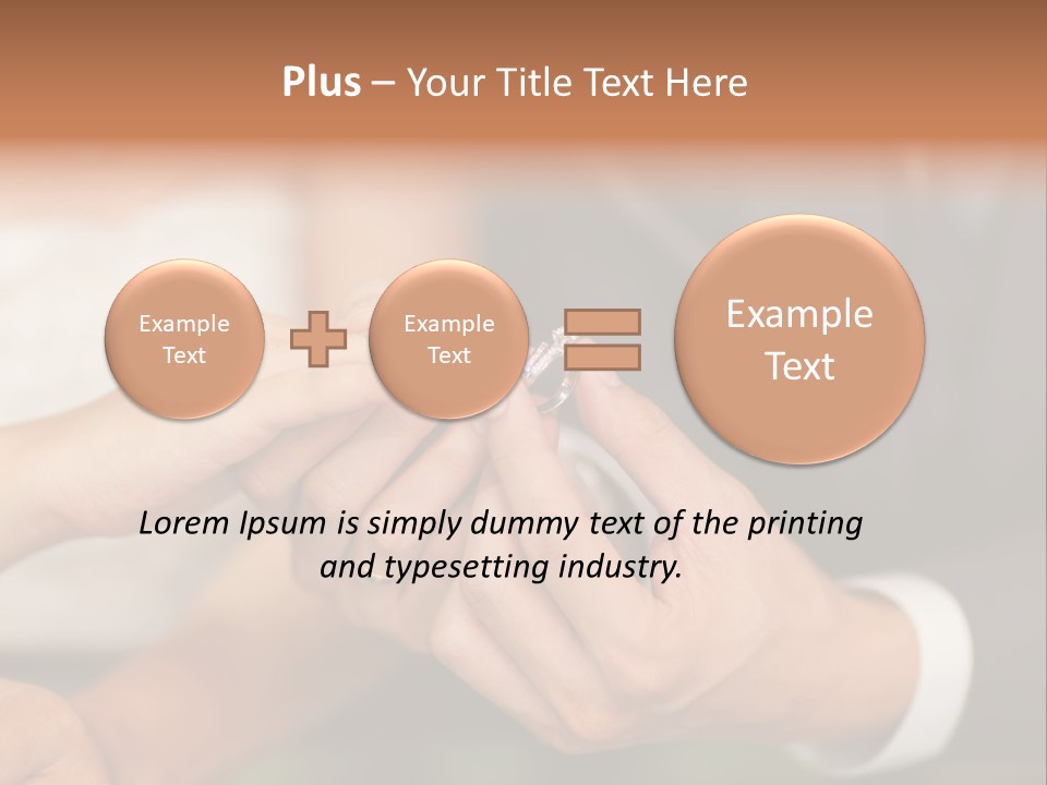 Ring Flower Evening PowerPoint Template