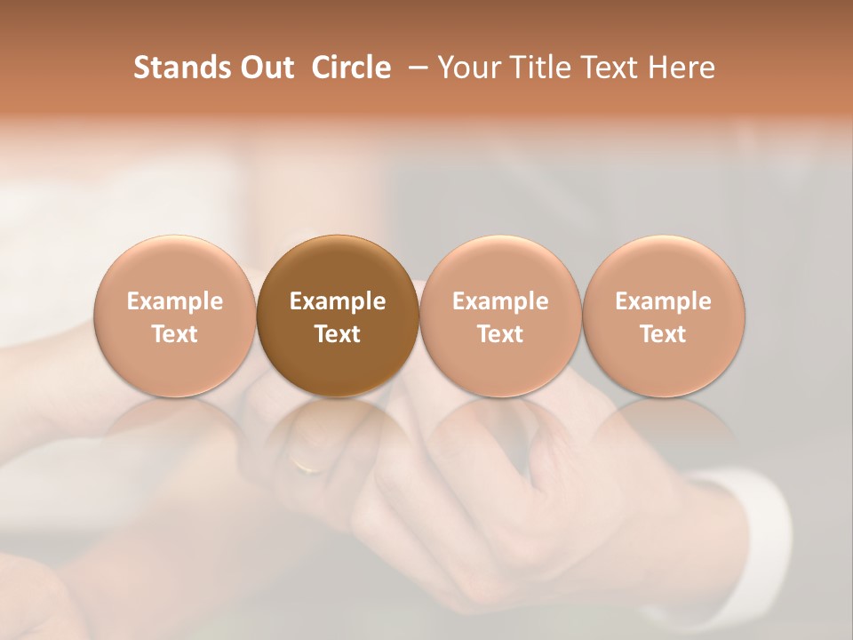 Ring Flower Evening PowerPoint Template