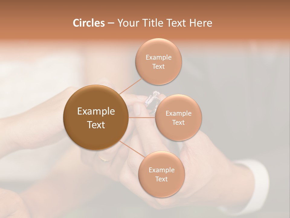 Ring Flower Evening PowerPoint Template