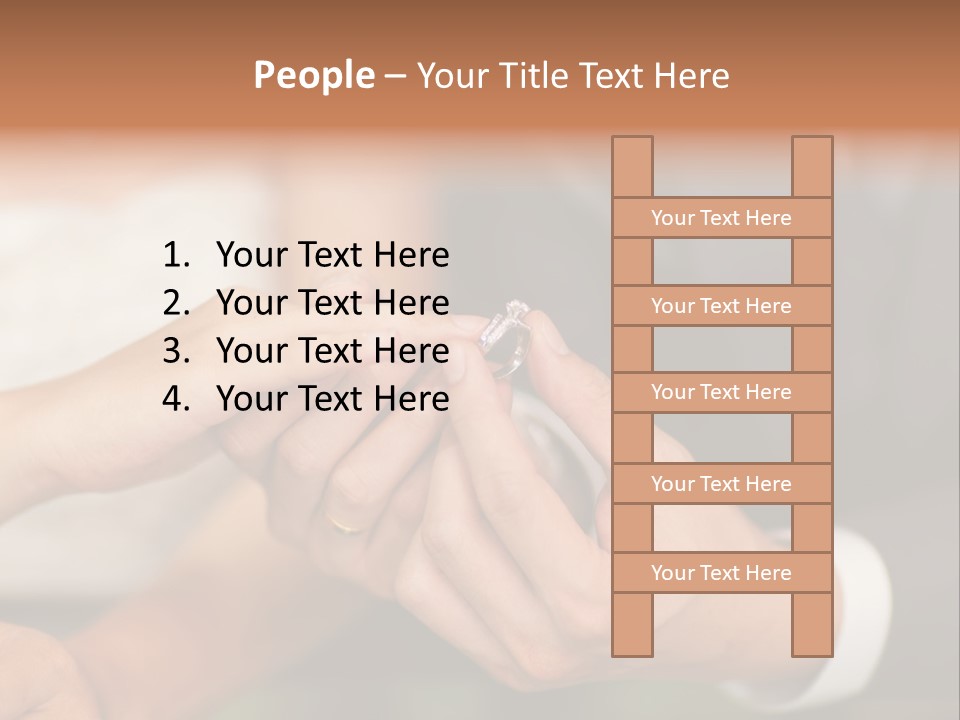 Ring Flower Evening PowerPoint Template