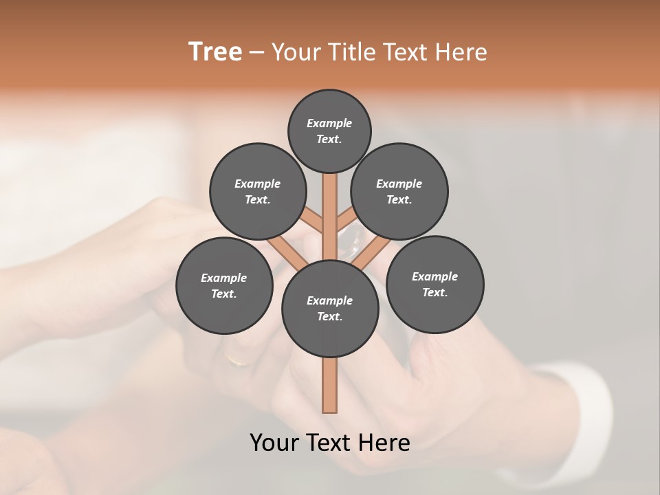 Ring Flower Evening PowerPoint Template