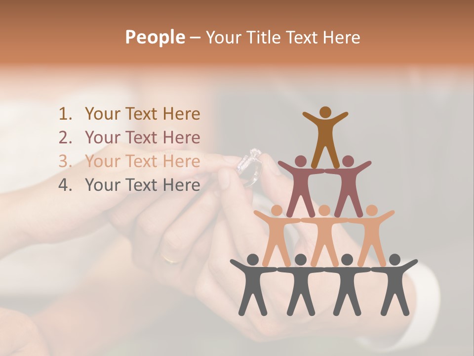 Ring Flower Evening PowerPoint Template