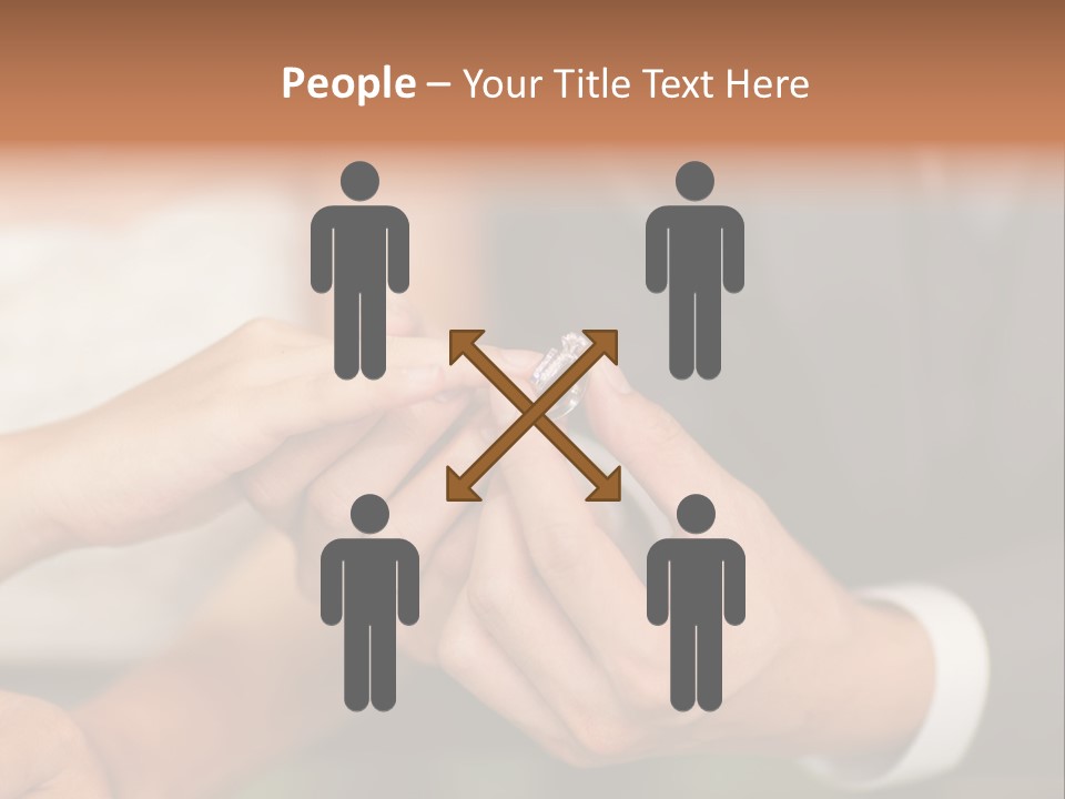 Ring Flower Evening PowerPoint Template