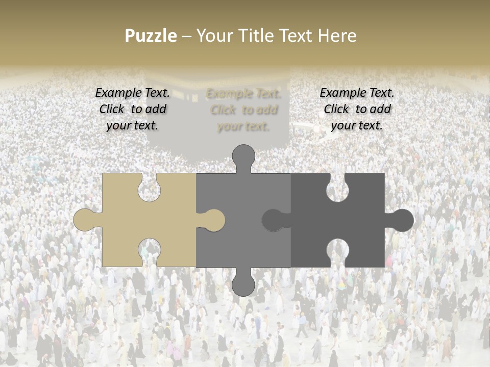 Ramadan Hajj Congregation PowerPoint Template