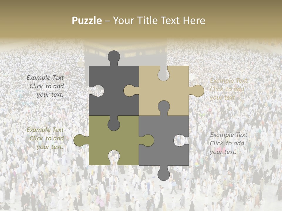 Ramadan Hajj Congregation PowerPoint Template