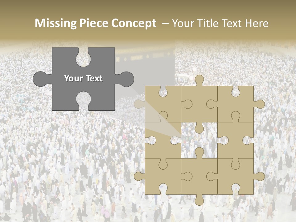 Ramadan Hajj Congregation PowerPoint Template