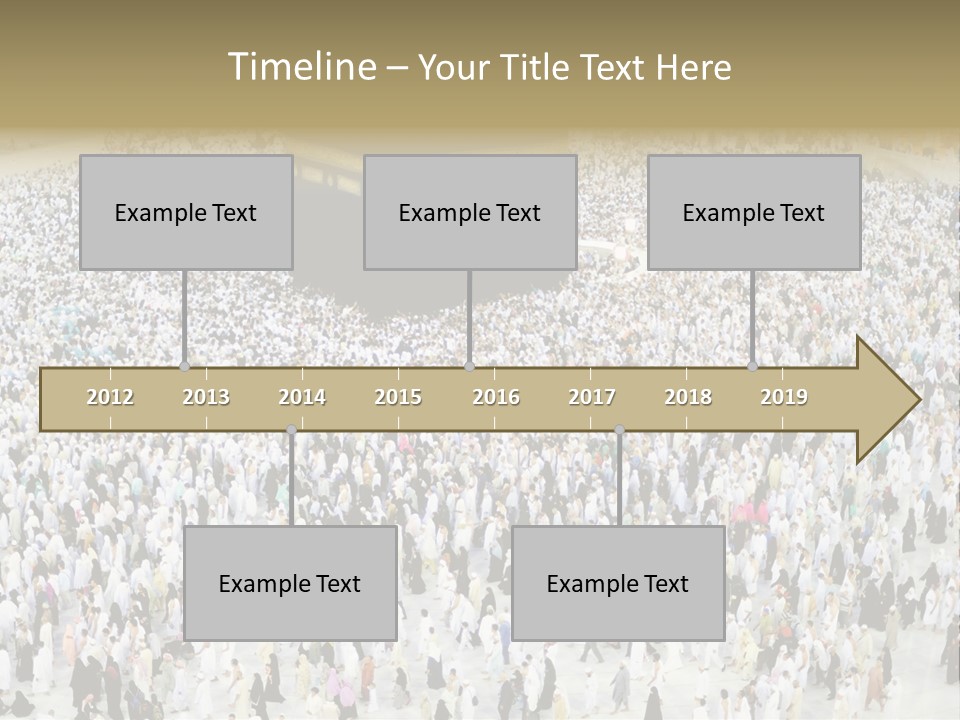 Ramadan Hajj Congregation PowerPoint Template
