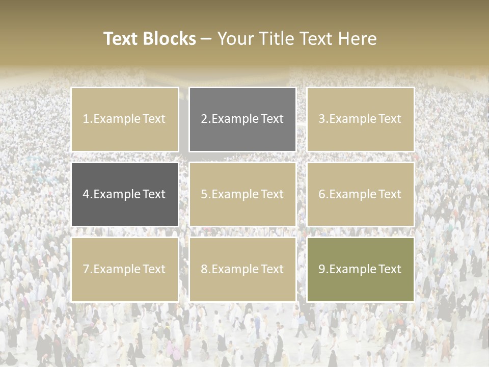 Ramadan Hajj Congregation PowerPoint Template
