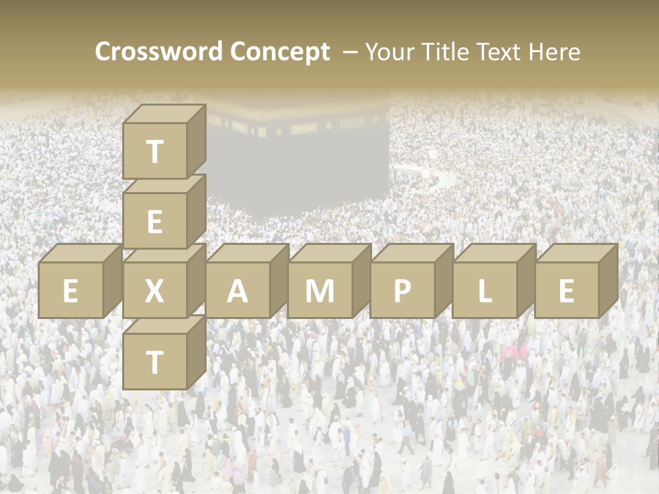 Ramadan Hajj Congregation PowerPoint Template