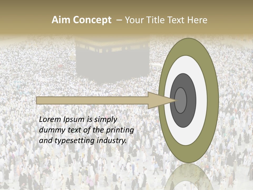 Ramadan Hajj Congregation PowerPoint Template