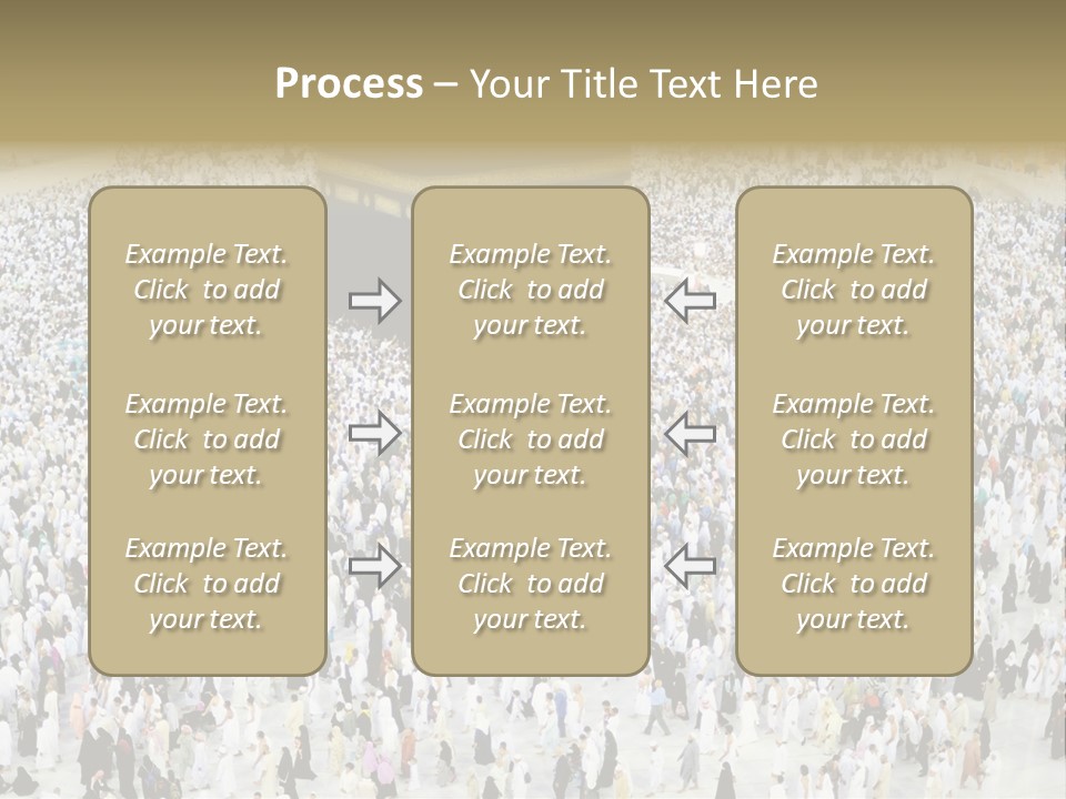 Ramadan Hajj Congregation PowerPoint Template