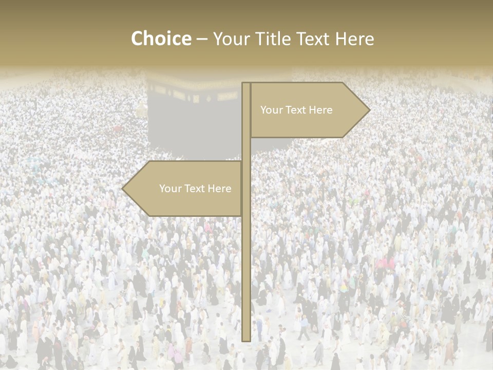 Ramadan Hajj Congregation PowerPoint Template