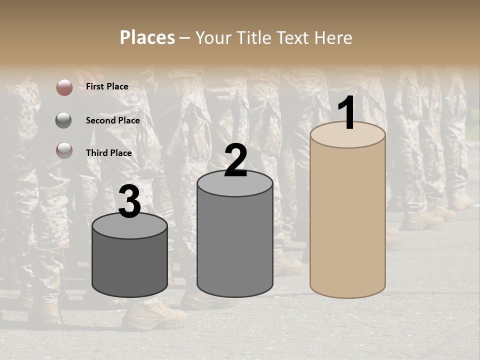 Troop Formation Force PowerPoint Template