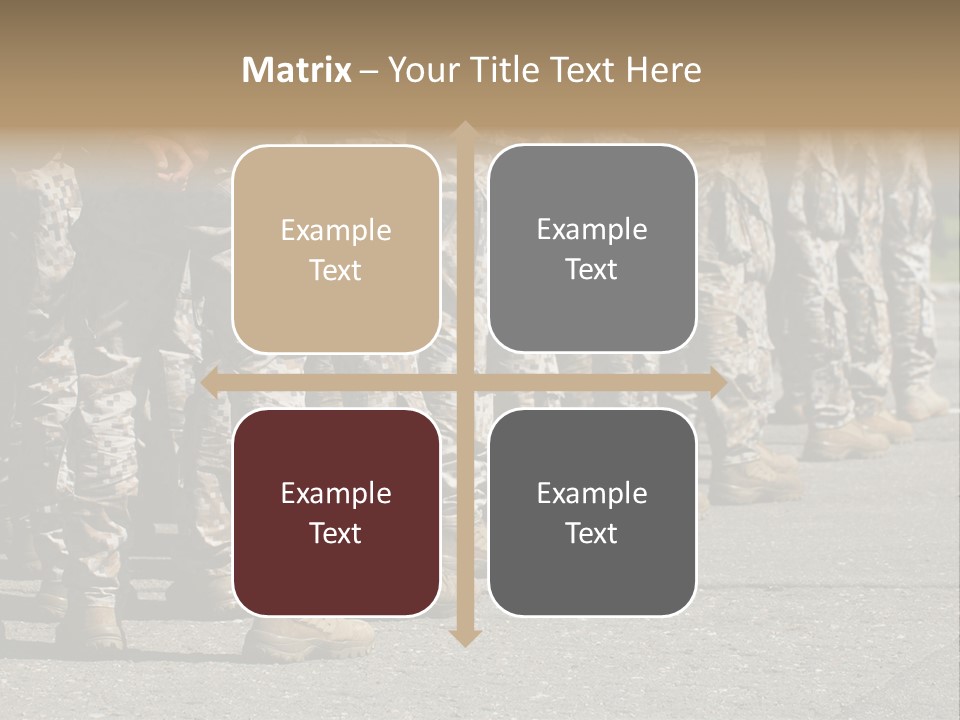 Troop Formation Force PowerPoint Template