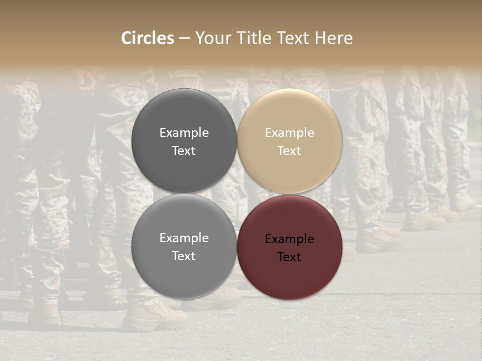 Troop Formation Force PowerPoint Template