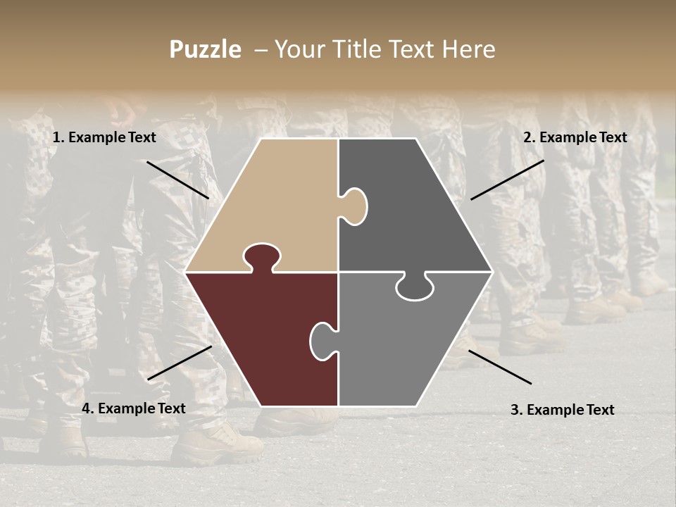 Troop Formation Force PowerPoint Template