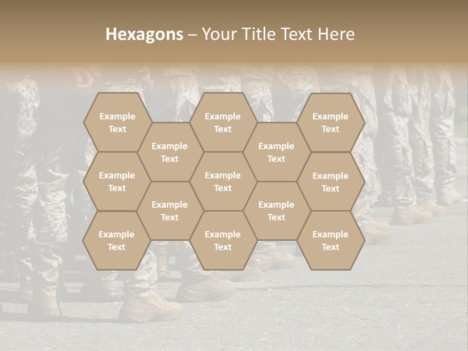 Troop Formation Force PowerPoint Template