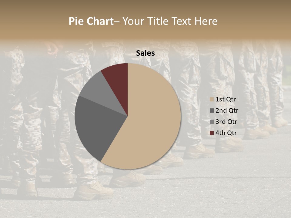 Troop Formation Force PowerPoint Template